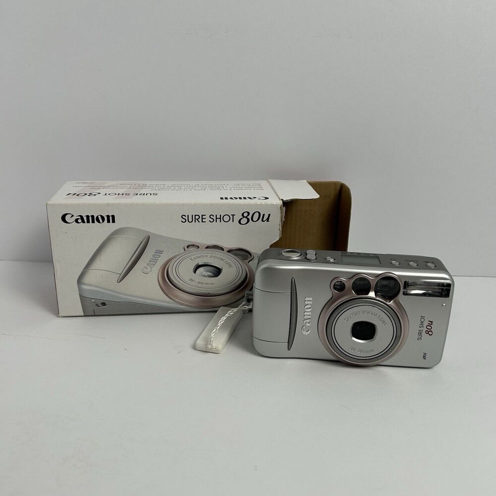 Canon Sure Shot 80u Tested + Working Excellent Condition Needs A New Battery